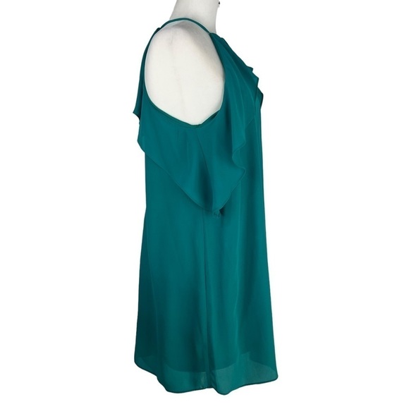 𝅺NEW WITH TAGS‎ NSR RUFFLE HALTER DRESS - Picture 8 of 14
